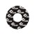 Колечки на грипы ODI Grip Donuts Black w/ White Logos